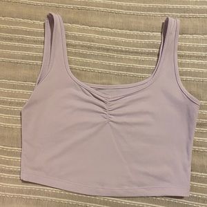 Lavender crop top from Alphalete size small